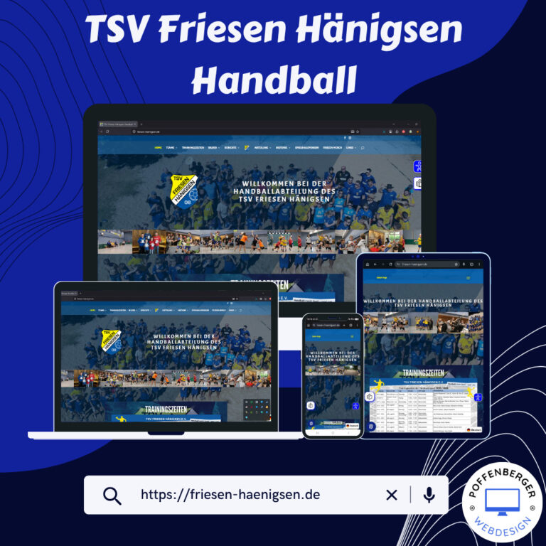 Handball-Website von TSV Friesen Hänigsen
